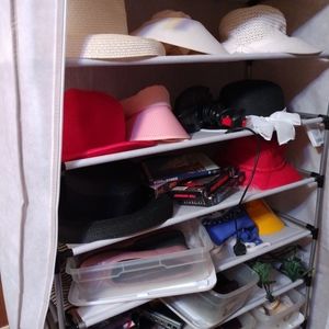 Baby clothes,ladies shoes and clothes and ladies hats and accessories